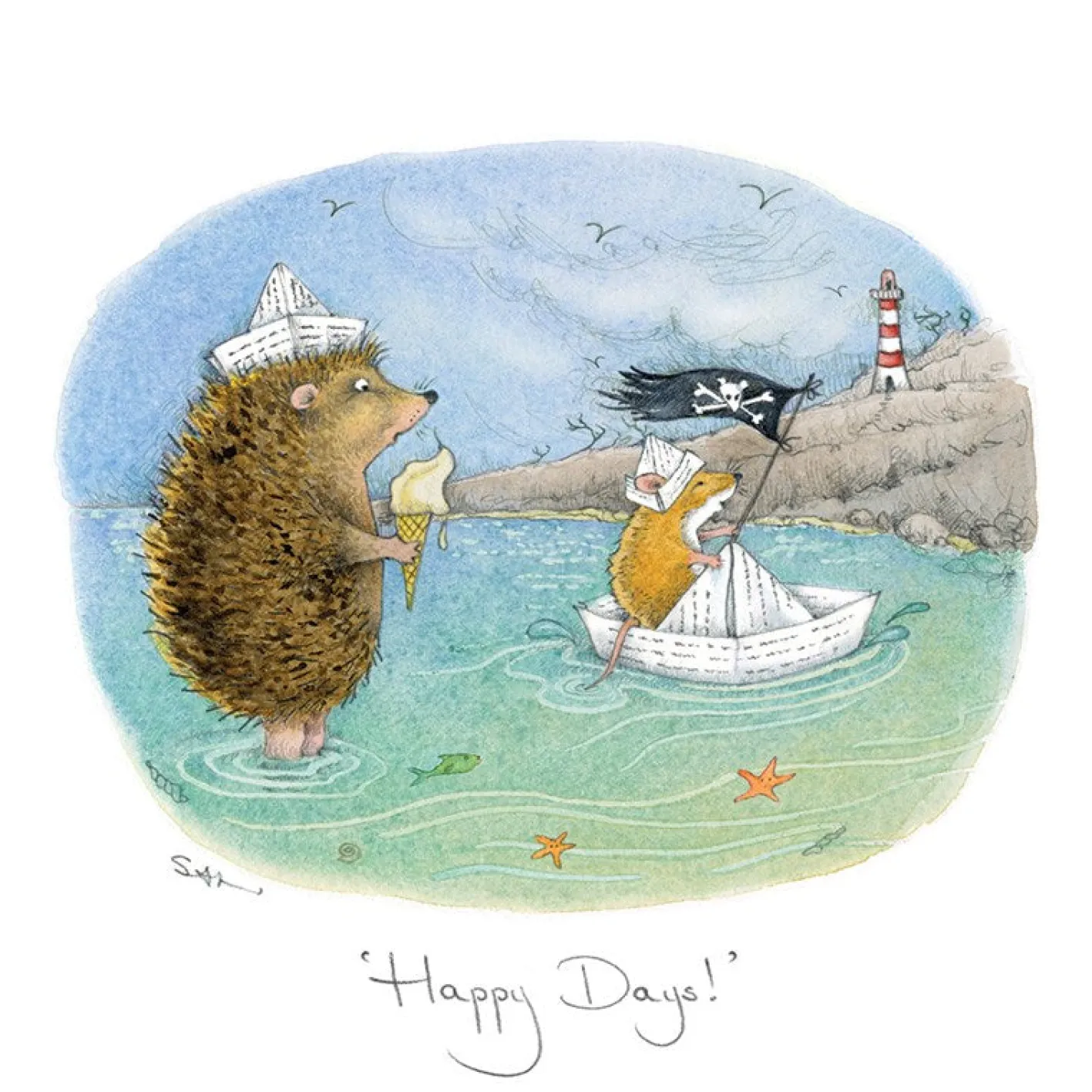 Moongazer Cards Happy Days Greeting Card