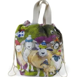 Emma Ball Happy Sheep Large Bucket Bag