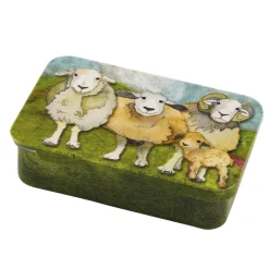 Emma Ball Happy Sheep Set of 6 Crochet Markers in a Pocket Tin