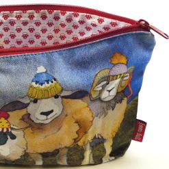Emma Ball Happy Sheep Zipped Pouch