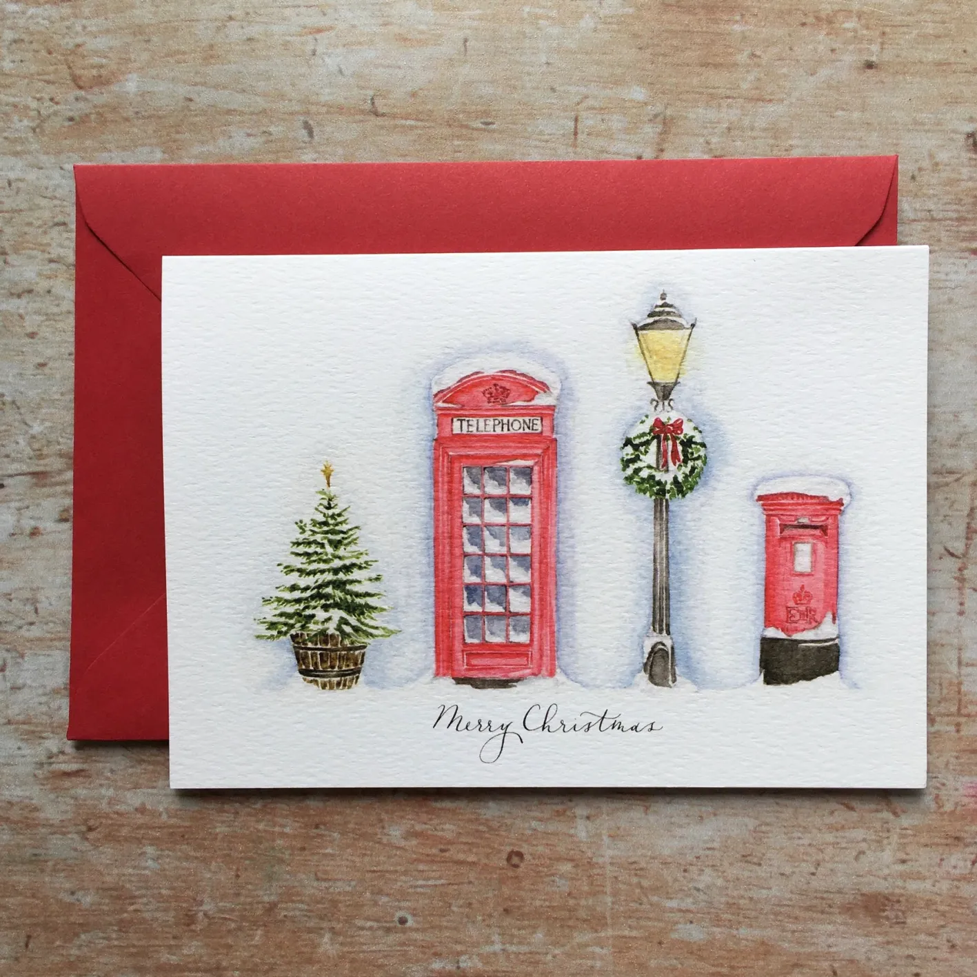 Ellie Hooi Illustration Have a British Christmas Card