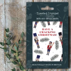 Toasted Crumpet Have a Cracking Christmas! Set of 6 Boxed Mini Christmas Cards
