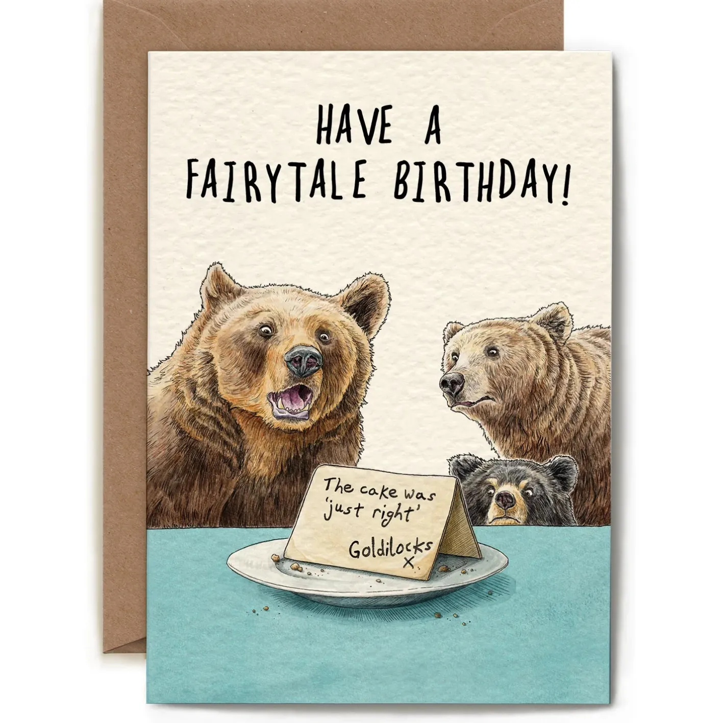 Bewilderbeest Have a Fairytale Birthday Card