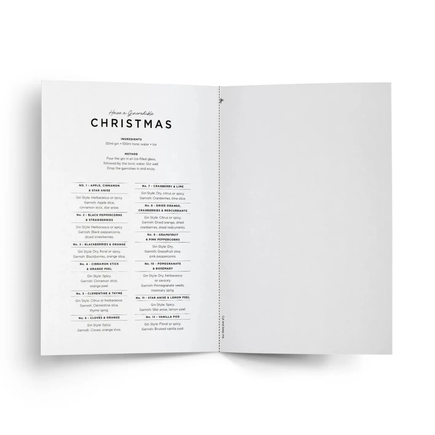 Everlong Print Co. Have a Gincredible Christmas Card