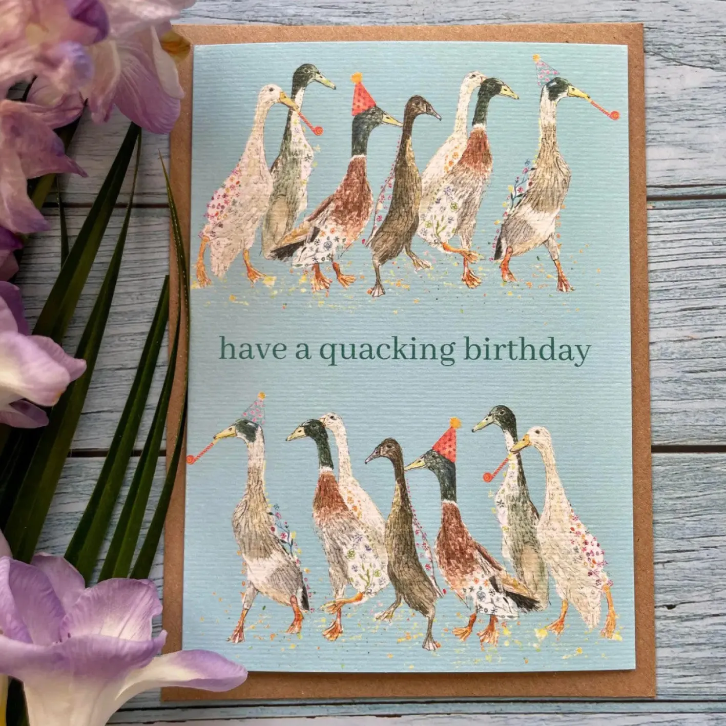 Jen Winnett Have a Quacking Birthday! Eco-card