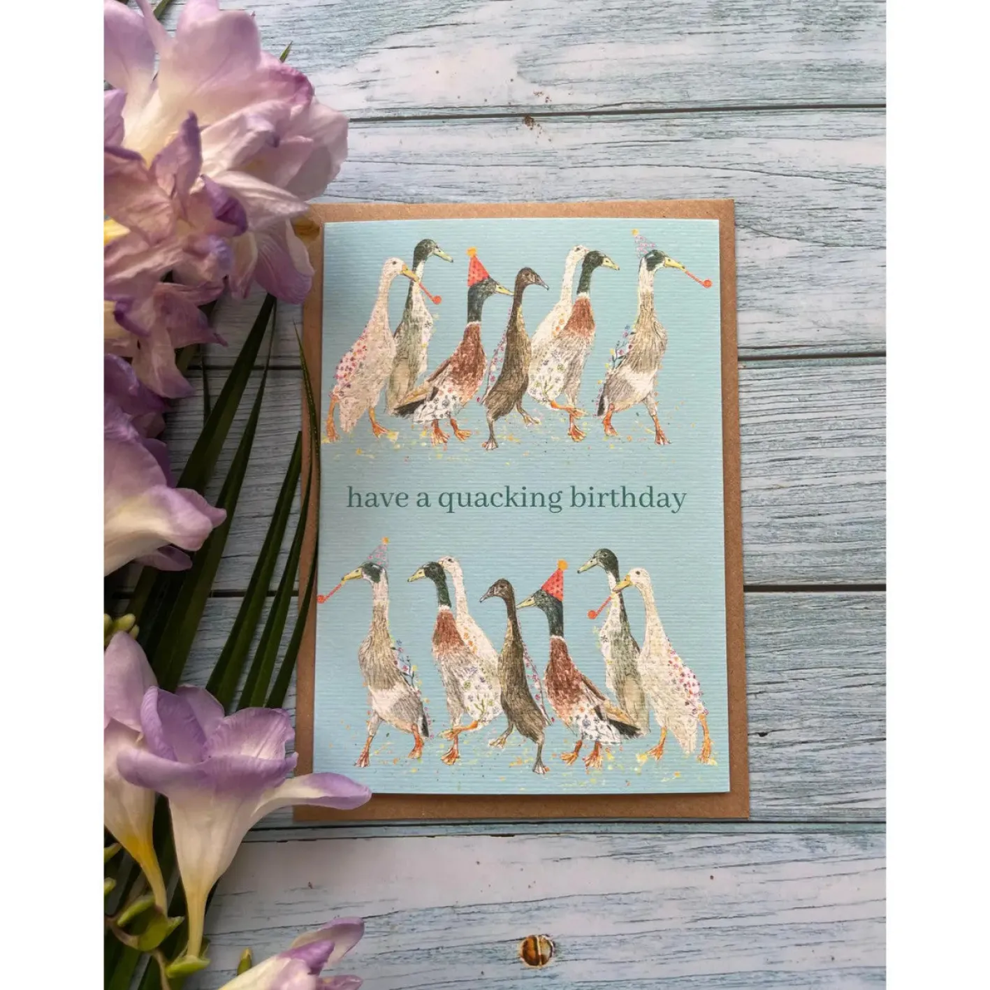 Jen Winnett Have a Quacking Birthday! Eco-card
