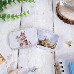 Wrendale Designs 'Head Clover Heels' Rabbit Mini Tin