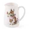 Wrendale Designs 'Head Clover Heels' Rabbit Posy Bone China Mini Jug
