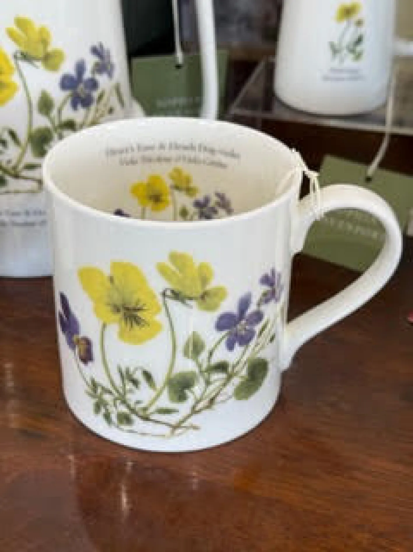 Sophia Davenport Heart's Ease & Heath Dog Violet Mug