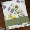 Sophia Davenport Heart's Ease and Heath Dog Violet Linen Union Tea Towel
