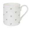 Sophie Allport Hearts 'Grey' Mug