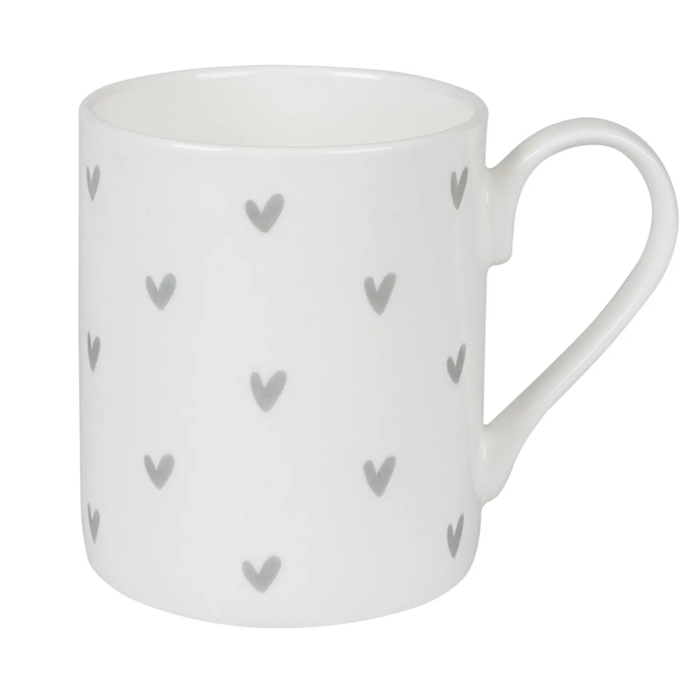 Sophie Allport Hearts 'Grey' Mug