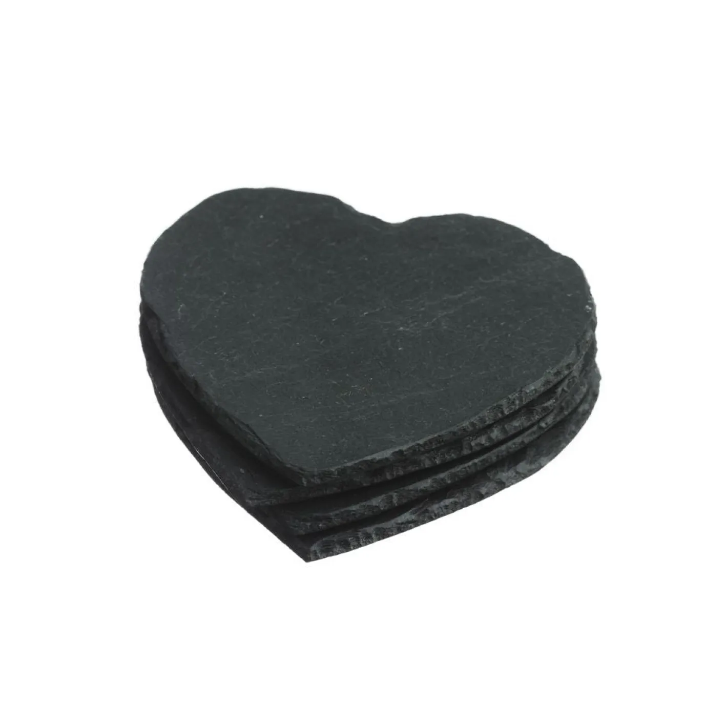 Selbrae Heart Slate Coasters- Set of 4