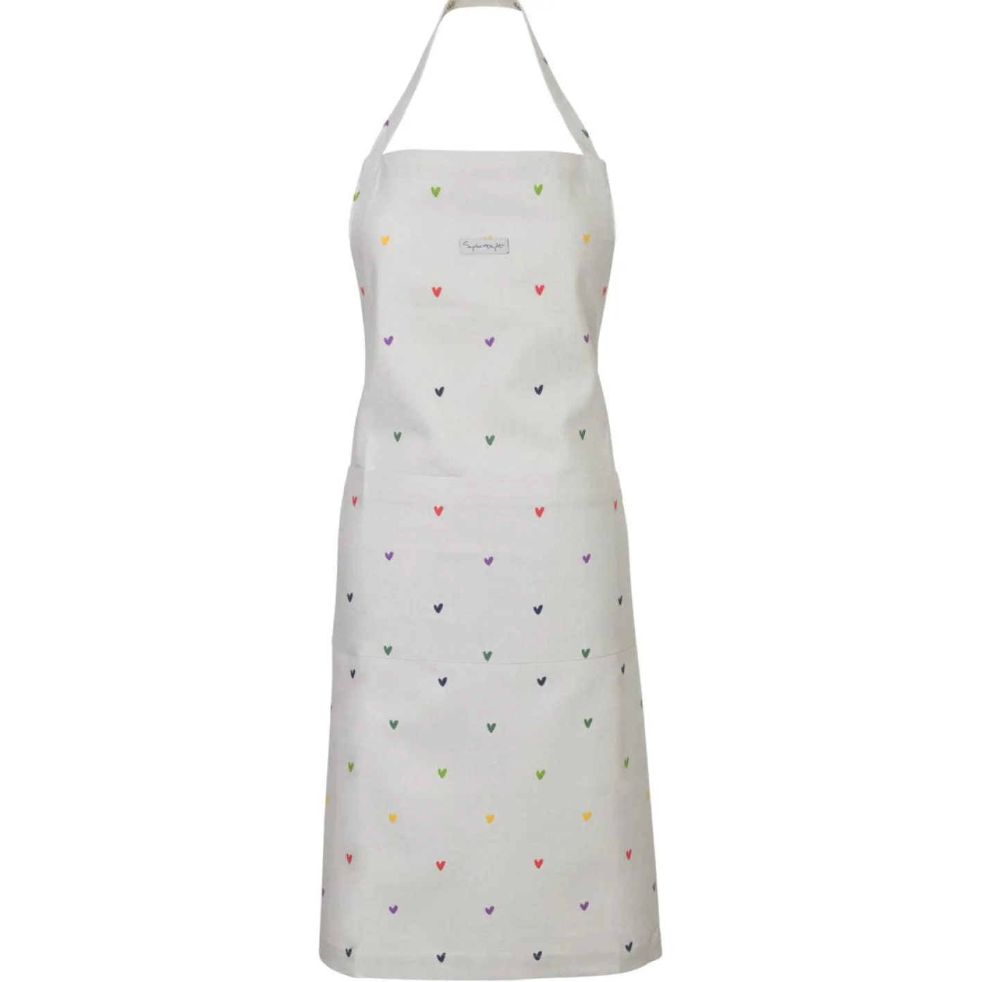 Sophie Allport Hearts Multicolored Adult Apron