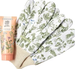Heathcote & Ivory Heathcote & Ivory In The Garden Gardening Gloves and Hand Cream Set