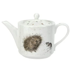Wrendale Designs Hedgehog & Mice Fine Bone China Teapot