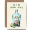 Bewilderbeest Hedgehog Birthday Spirit Greetings Card