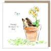 Paper Shed Design Hedgehog in a Flower Pot Mother's Day Greetings Card