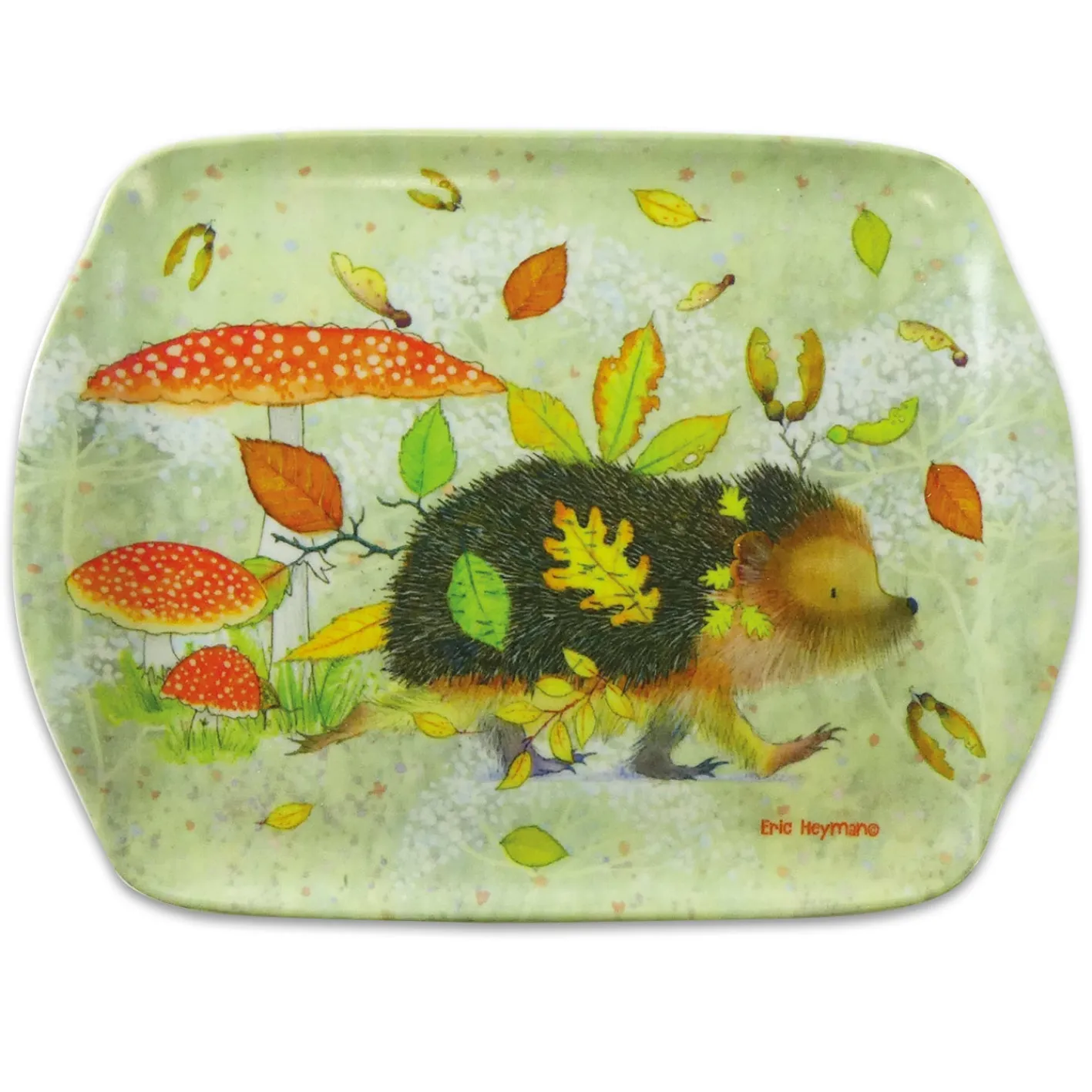 Emma Ball Hedgehog Melamine Medium Tray