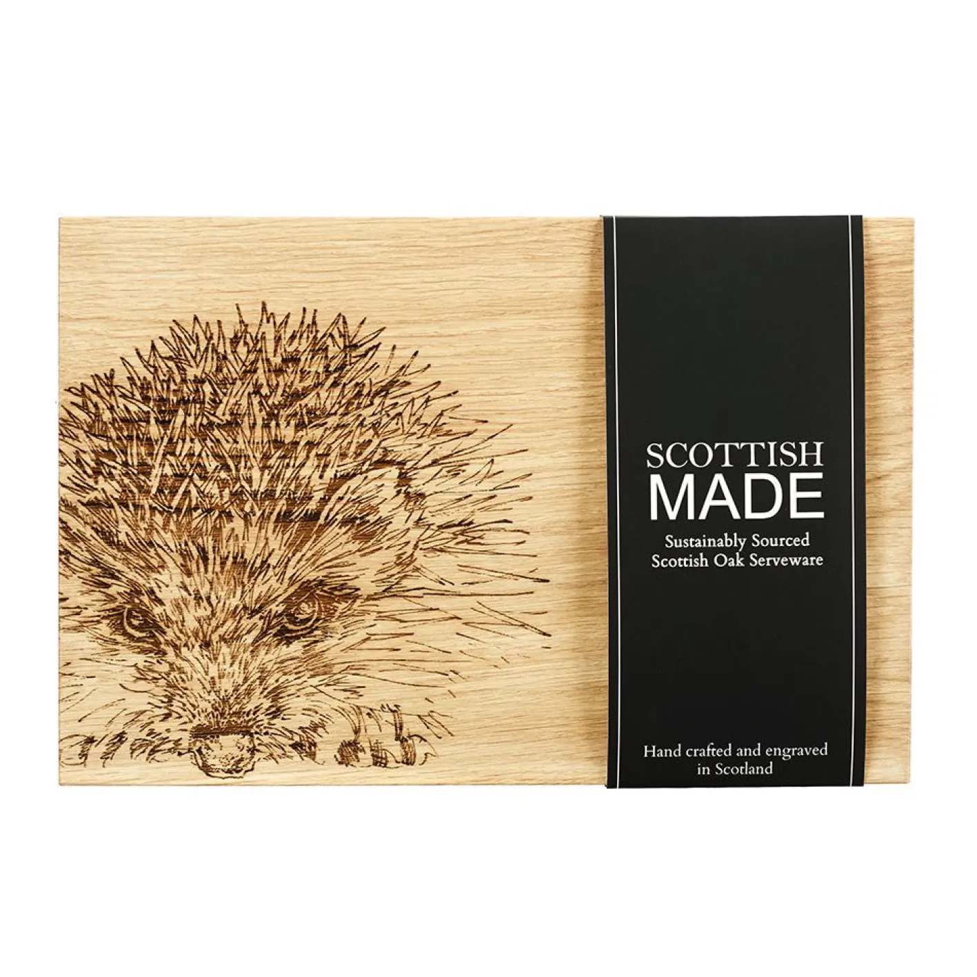 Selbrae Hedgehog Oak Serving Board 12in