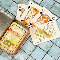 Emma Ball Hedgehog Playing Cards in Tin