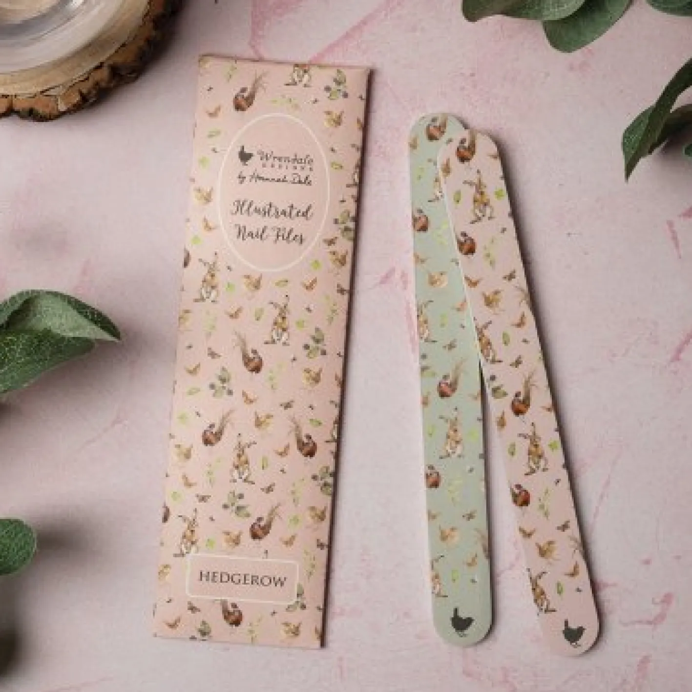 Wrendale Designs 'Hedgerow' Illustrated Nail File Set