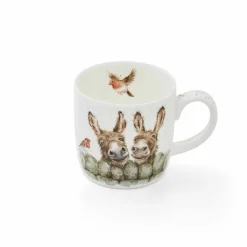 Wrendale Designs 'Hee Haw' Donkey Small Bone China Mug (11oz)