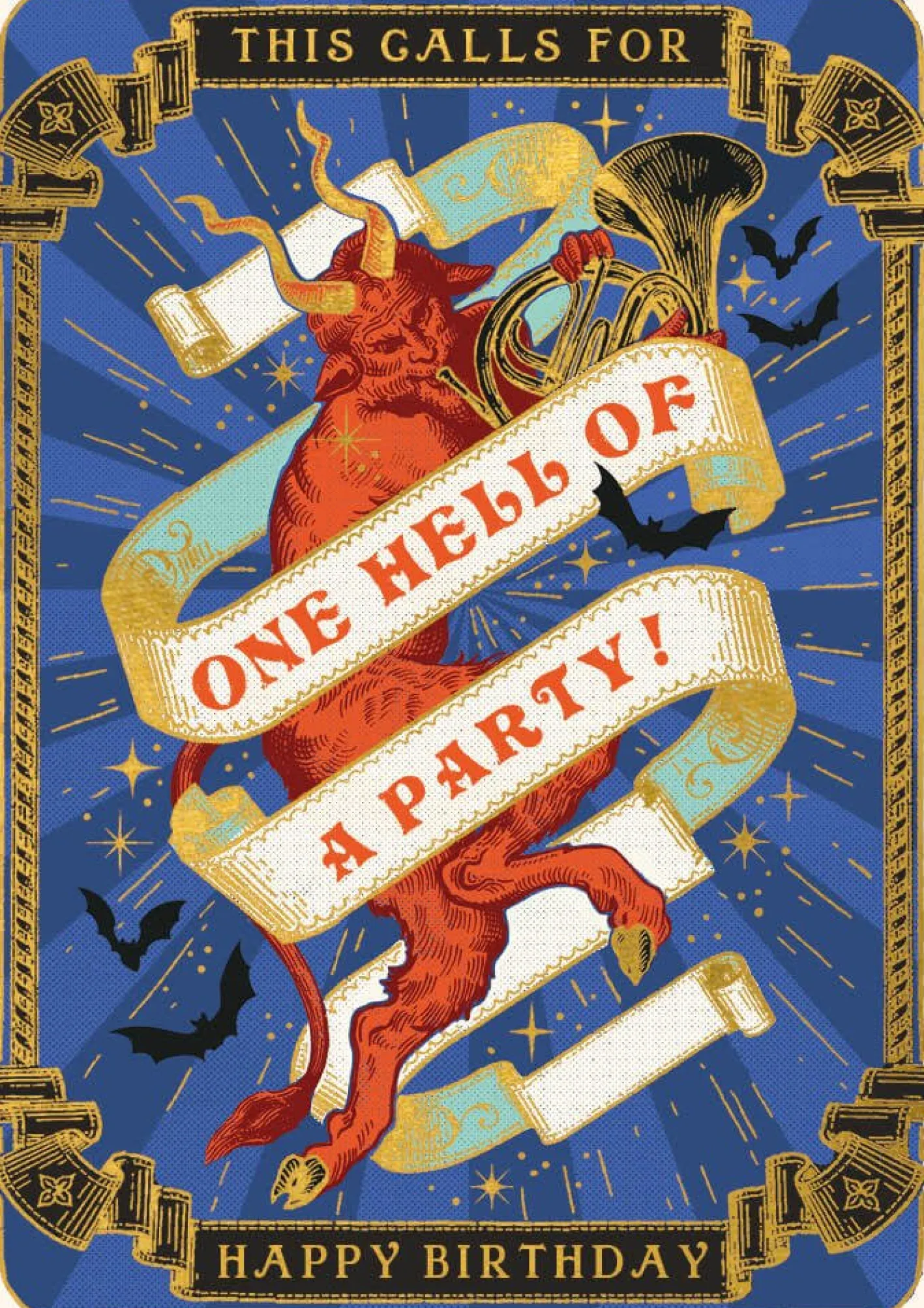 The Art File Hell of a Party Greeting Card
