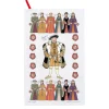Alison Gardiner Henry VIII & His Wives Tea Towel