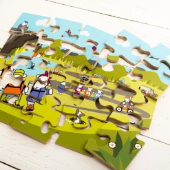 The Herdy Company Herdy Adventures Wooden Jigsaw Puzzle - 20 Piece Puzzle