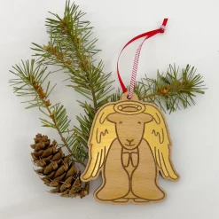 The Herdy Company Herdy Angel Wooden Christmas Decoration