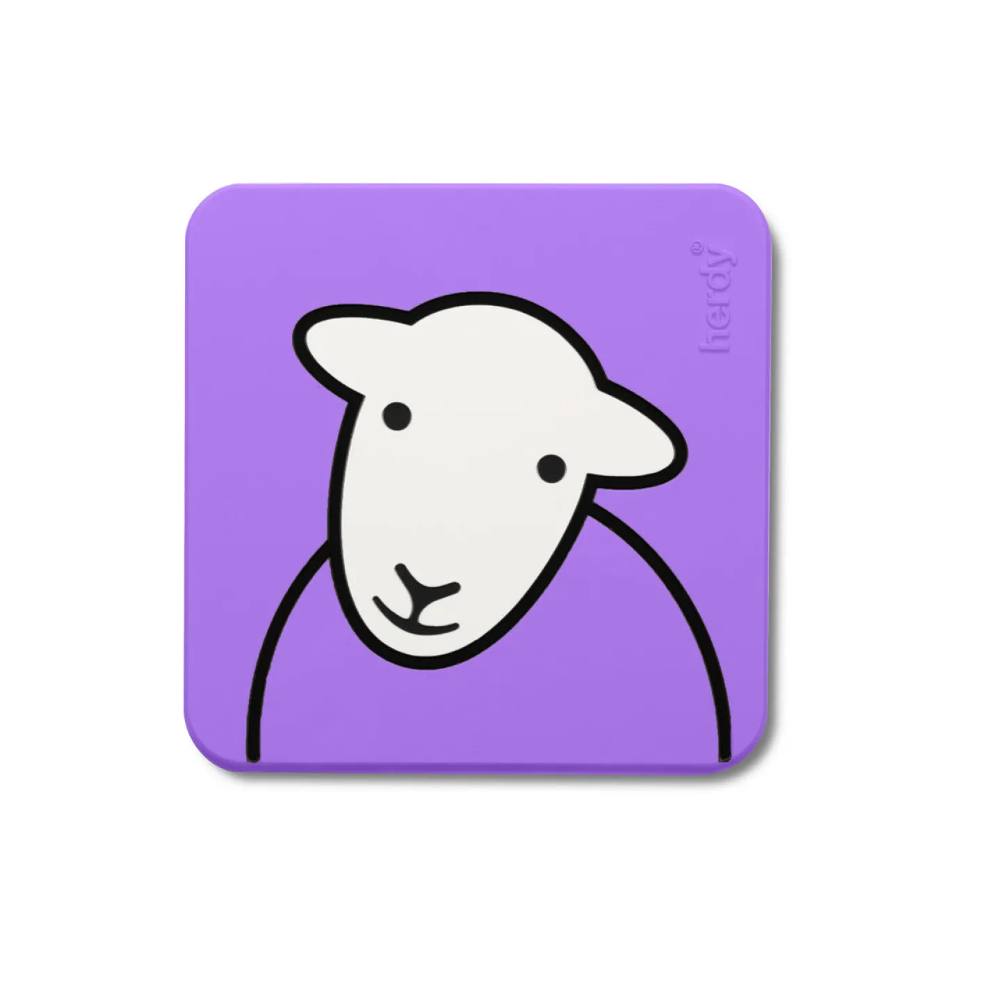 The Herdy Company Herdy Hello PVC Coaster