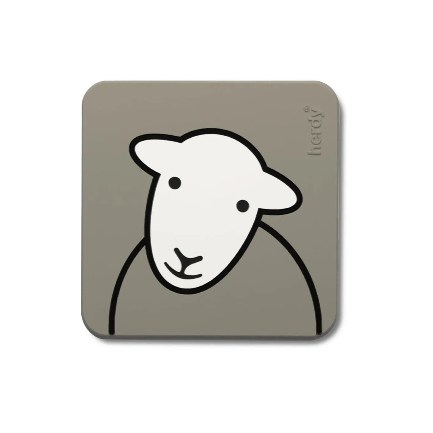 The Herdy Company Herdy Hello PVC Coaster