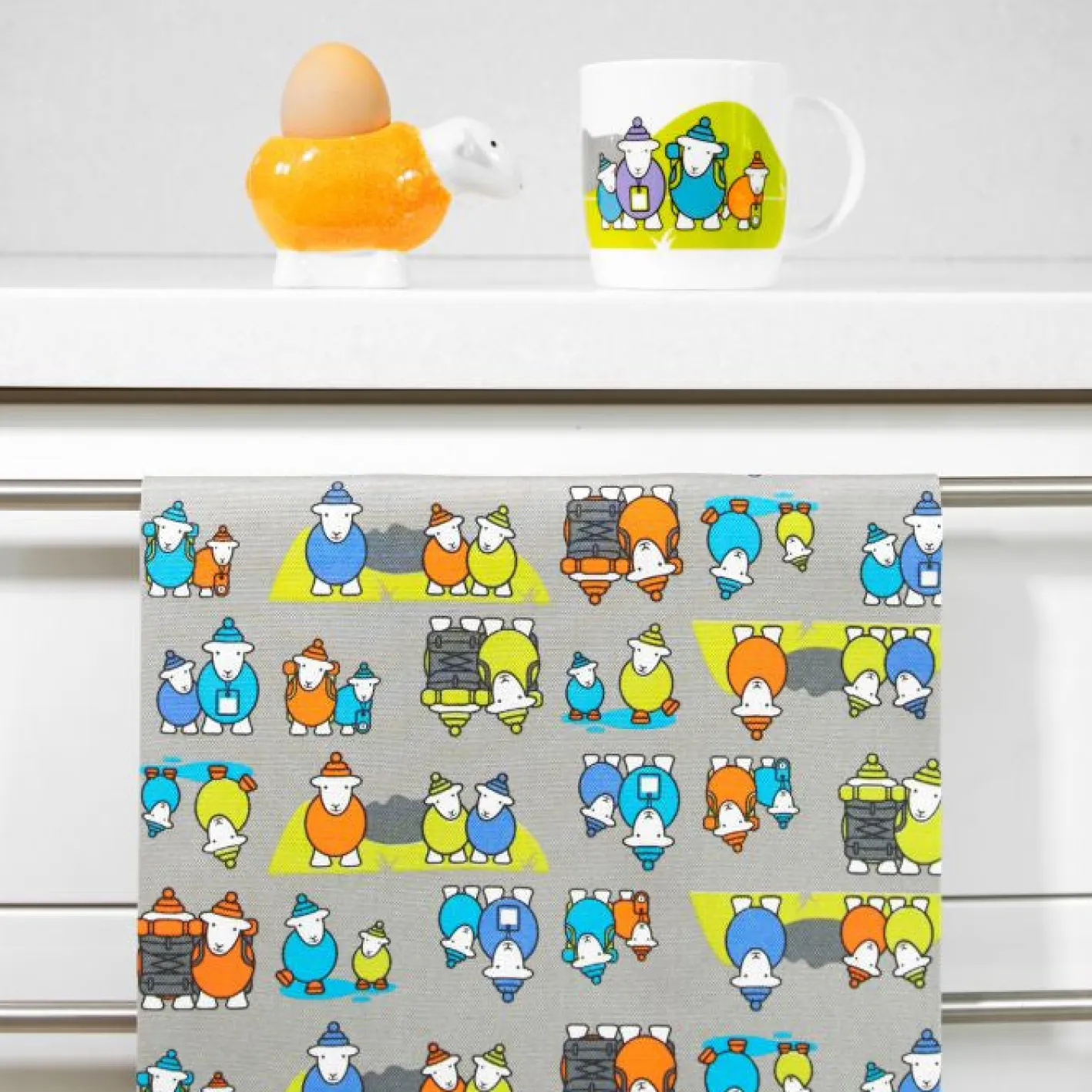 The Herdy Company herdy Hiker Cotton Tea Towel