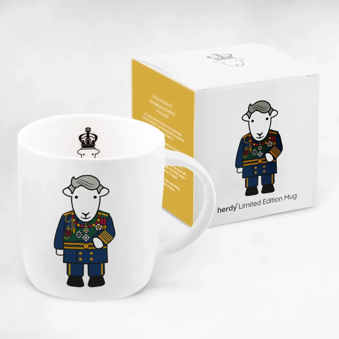 The Herdy Company Herdy King Charles III Limited Edition Coronation Mug