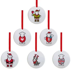 The Herdy Company Herdy Limited Edition China Christmas Tree Decorations (Set of 6)
