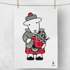 The Herdy Company Herdy McHerdy Tea Towel