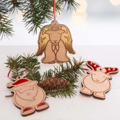 The Herdy Company Herdy Reindeer Wooden Christmas Decoration