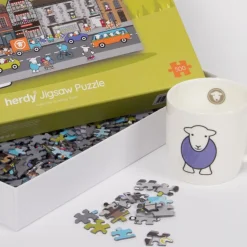 The Herdy Company Herdy Town Jigsaw Puzzle - 500 Piece Puzzle