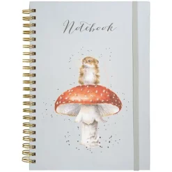 Wrendale Designs 'He's a Fun-Gi' Mouse Large Spiral Bound Journal