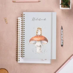 Wrendale Designs 'He's a Fun-Gi' Mouse Large Spiral Bound Journal