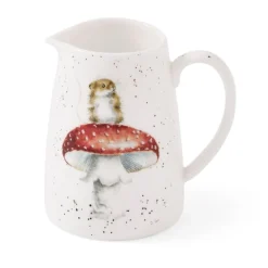 Wrendale Designs 'He's a Fun-gi' Mouse Posy Bone China Mini Jug