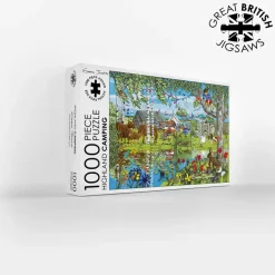 GB Jigsaws Ltd Highland Camping 1000 Piece Jigsaw Puzzle