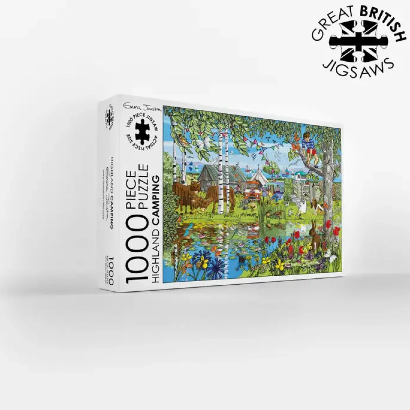 GB Jigsaws Ltd Highland Camping 1000 Piece Jigsaw Puzzle