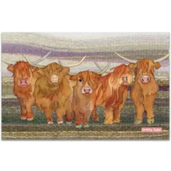 Emma Ball Highland Coos Tea Towel