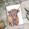 Toasted Crumpet Highland Cow Greetings Card
