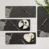 Selbrae Highland Cow Mini Slate Cheese Board & Knife Set of 4