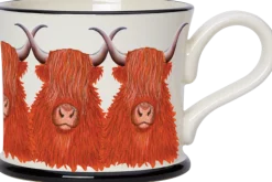 Moorland Pottery Highland Cow Mug by