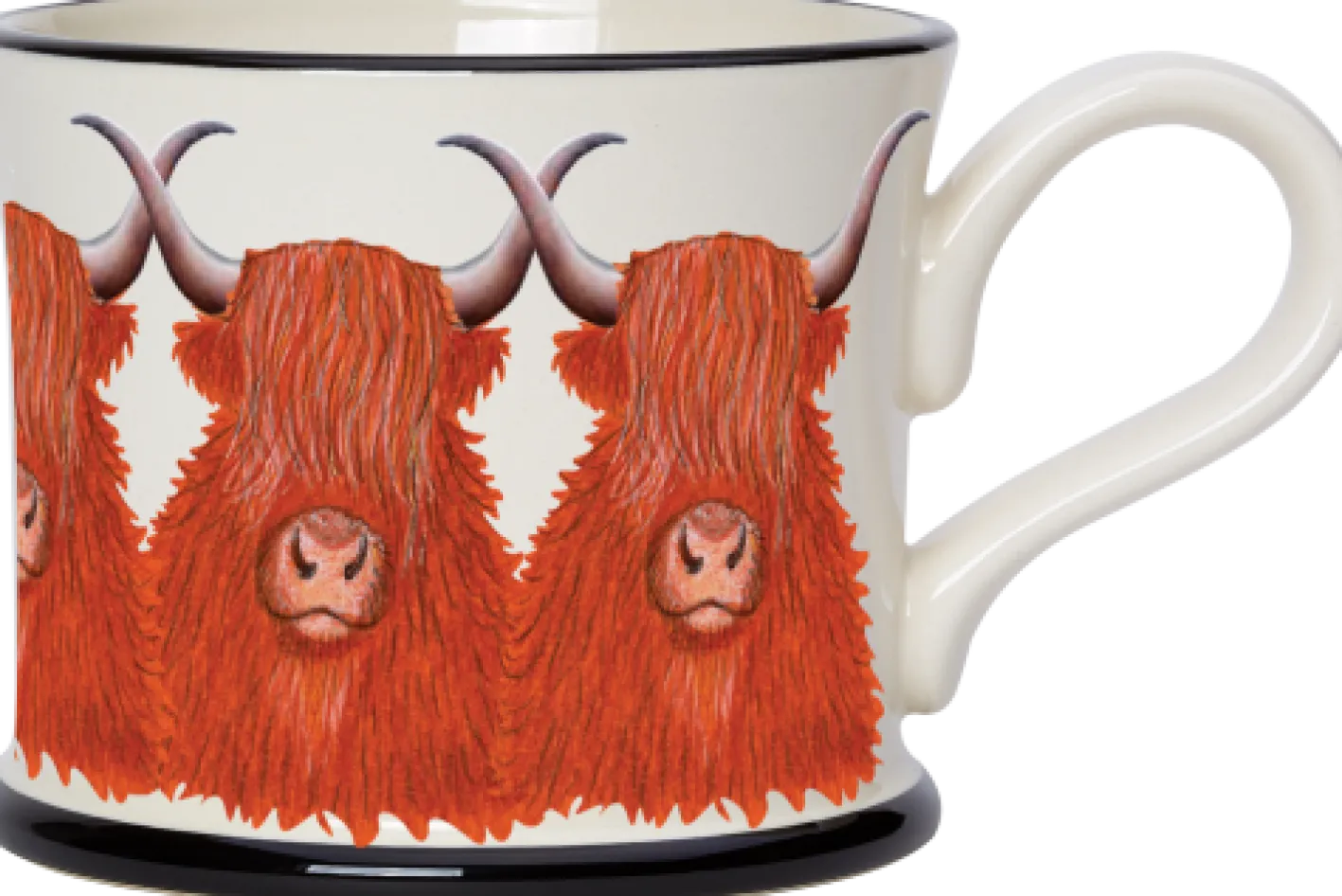 Moorland Pottery Highland Cow Mug by