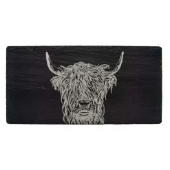 Selbrae Highland Cow Slate Table Runner